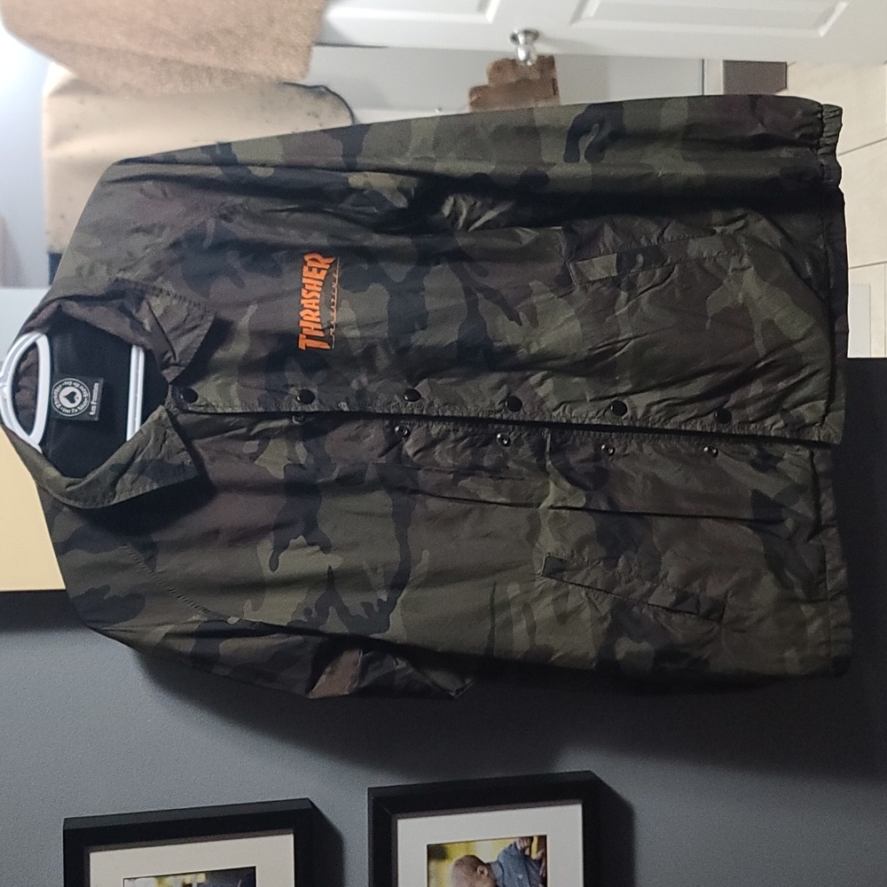 Thrasher Camo windbreaker